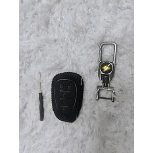 5-Button Leather Key Fob Case for Chevrolet Camaro, Malibu, Volt, Cruze Truck